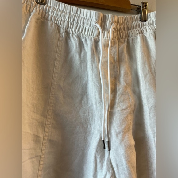NWT ATHLETA Retreat Linen Ankle Pant - Large - Picture 5 of 9
